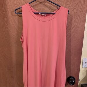 Zenana Outfitters Sleeveless Pink Midi Dress